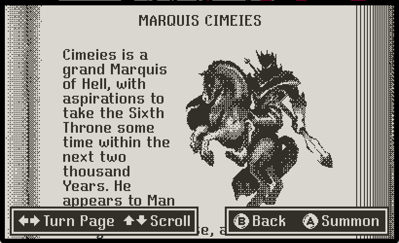 A screenshot from Demonquest '85